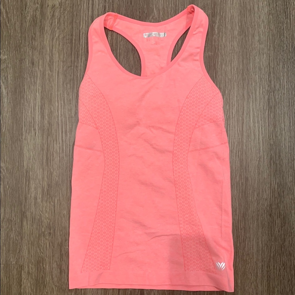Forever 21 Light / Bright Pink Athletic Tank Top